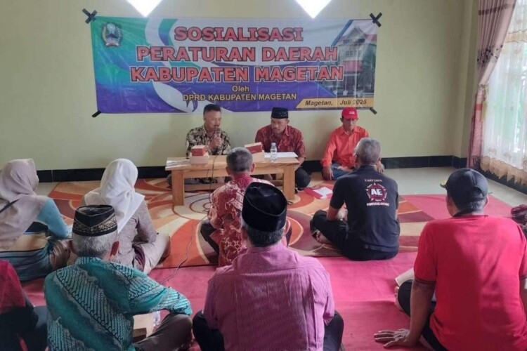 Sosialisasi Perda Desa Wisata di Panekan Magetan dengan pemuda dan tokoh masyarakat