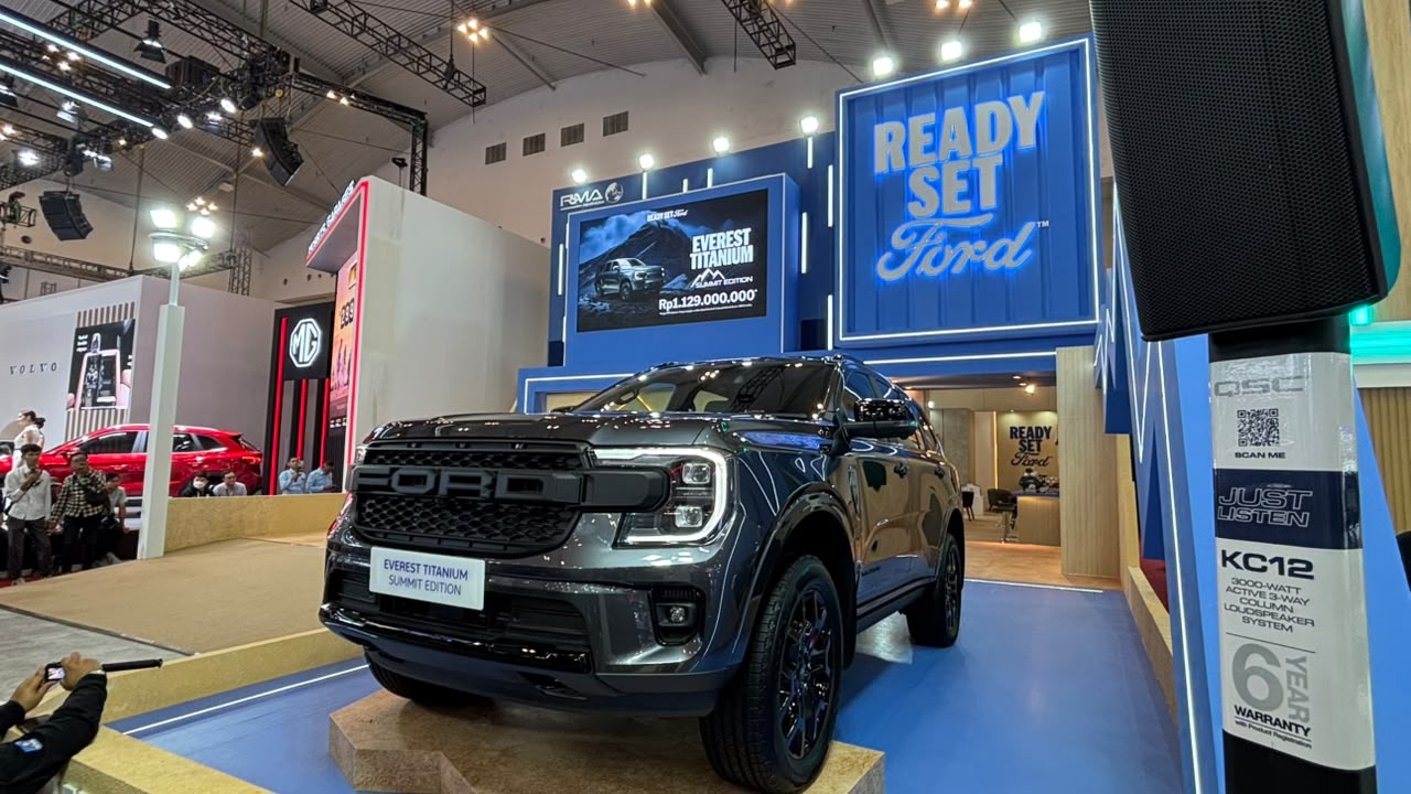 Peluncuran jajaran Built Ford Tough di booth Ford pada GIIAS 2026 di Jakarta