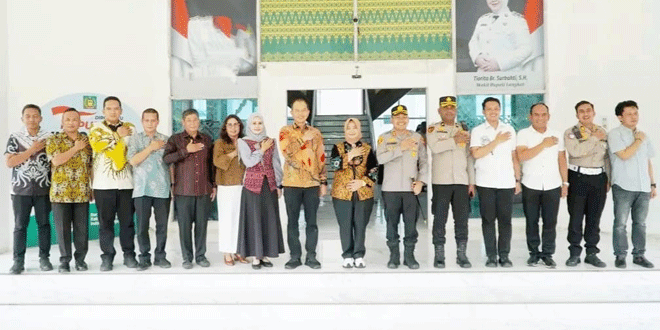 Plt Bupati Langkat dan Kapolres Langkat bertemu di Ruang Kerja Wakil Bupati Stabat