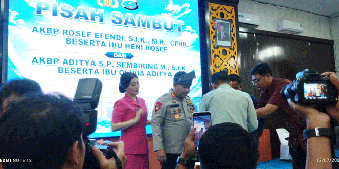 Kepala Kantor Imigrasi Belawan menghadiri acara pisah sambut Kapolres Pelabuhan Belawan