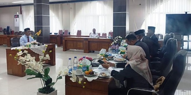Suasana uji kompetensi pejabat eselon II di Aceh Utara