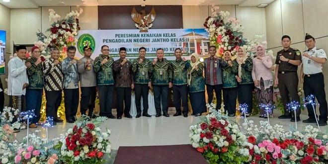 Peresmian PN Jantho naik kelas menjadi Pengadilan Negeri Kelas IB di Aula PN Jantho
