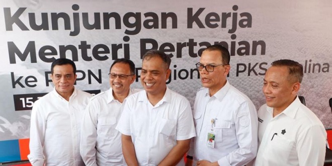 Kunjungan Dirjen Perkebunan ke PKS Adolina PTPN IV PalmCo di Serdang Bedagai