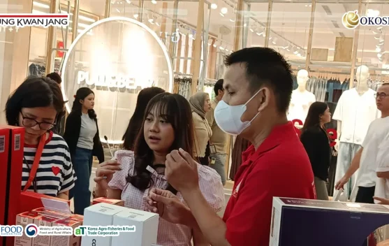 Booth Jung Kwan Jang di K-Halal Universe 2026 Kota Kasablanka Jakarta