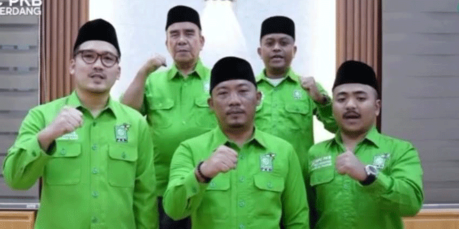 Pengurus DPC PKB Deliserdang menyampaikan ucapan Harlah ke-28