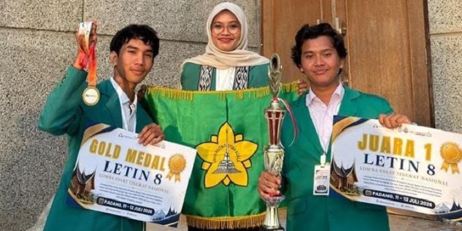 Tim mahasiswa USK peraih juara LETIN 2026 dengan inovasi SIGMA sistem monitoring muka air