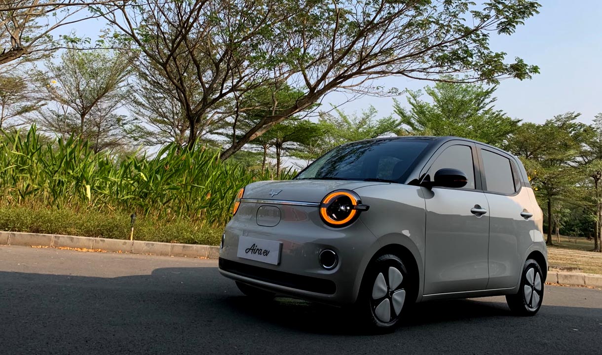 Wuling Aira ev tampak eksterior dan interior compact EV