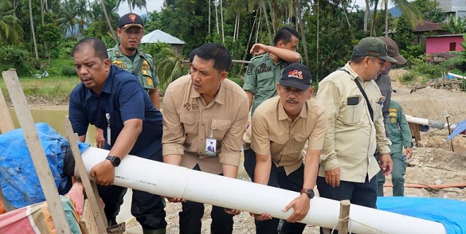 Operasi penertiban PETI di Kotanopan dengan alat berat diamankan