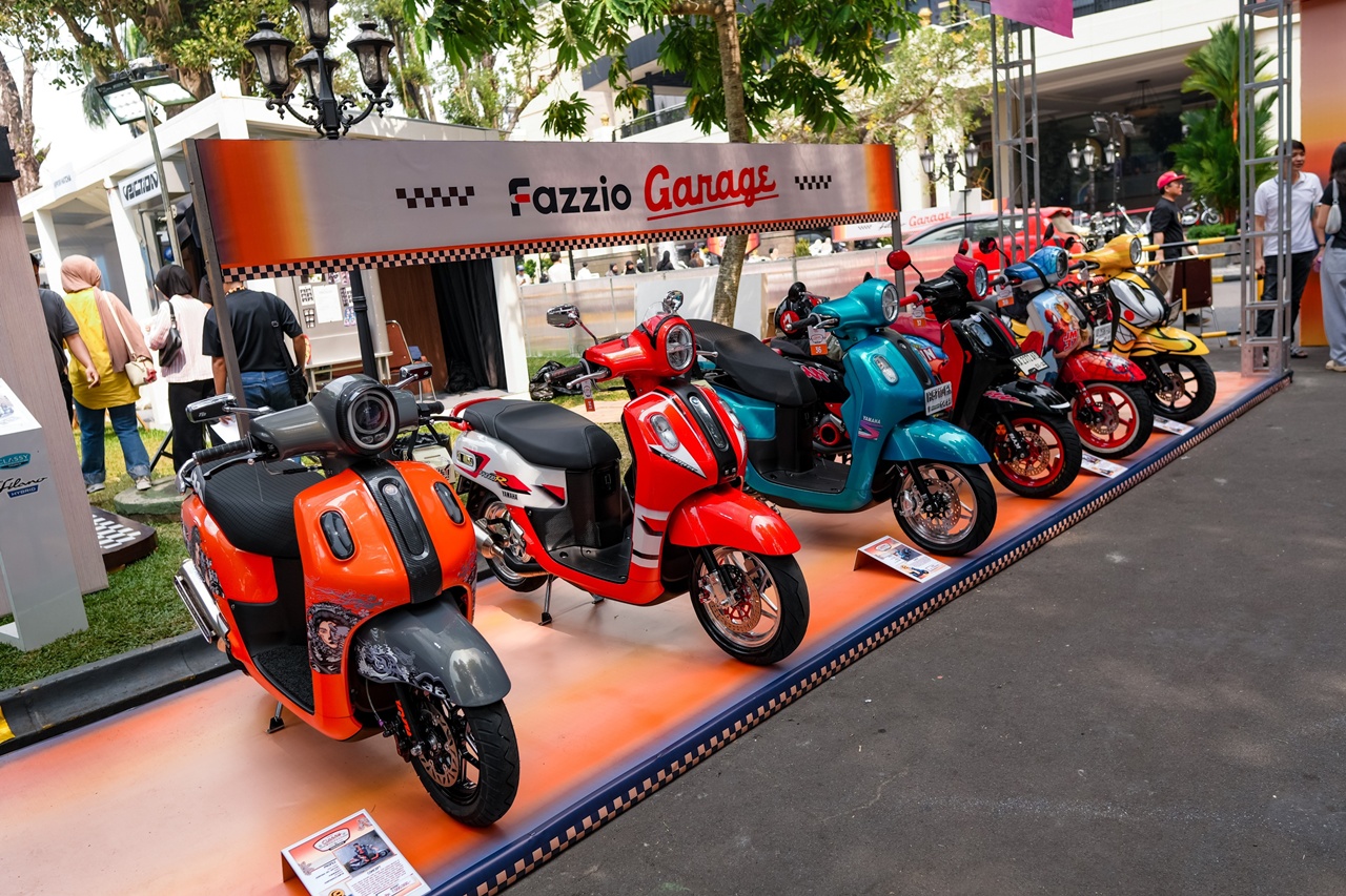 Peserta dan motor modifikasi di CLASSY Modifest 2026 Yogyakarta