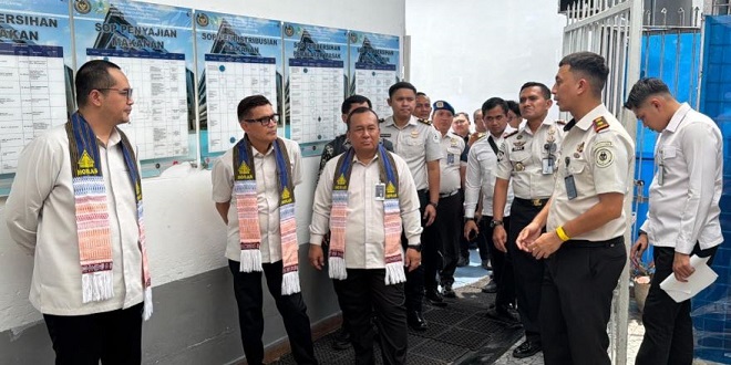 Kunjungan staf Kemenimipas ke Rutan Kelas I Medan untuk peninjauan layanan dan pembinaan