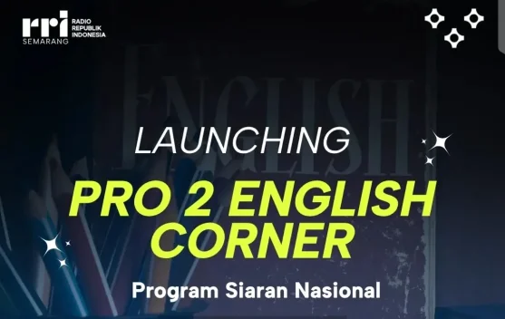 Suasana peluncuran Pro2 English Corner di Auditorium RRI Jakarta pada 2 Juli 2026