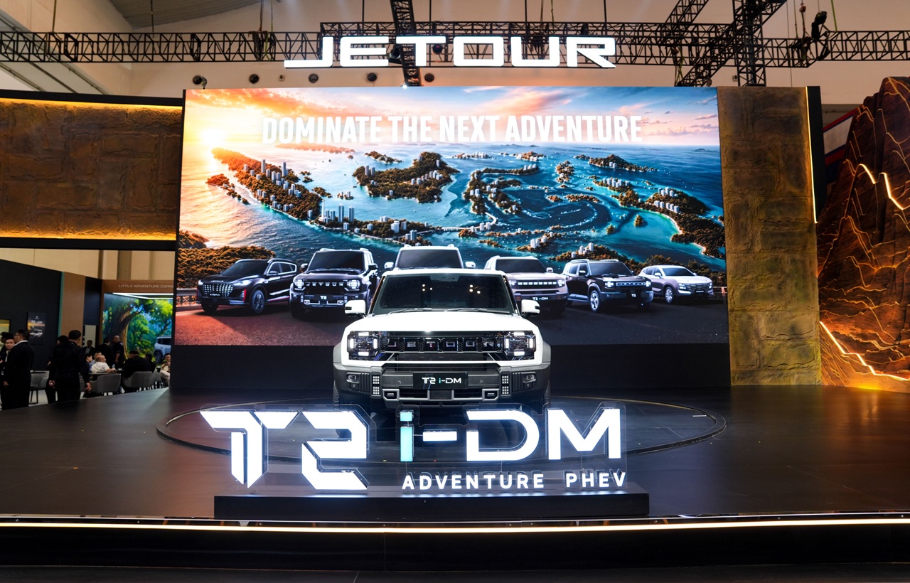 JETOUR T2 i-DM dipamerkan di GIIAS 2026, SUV hybrid bertema adventure