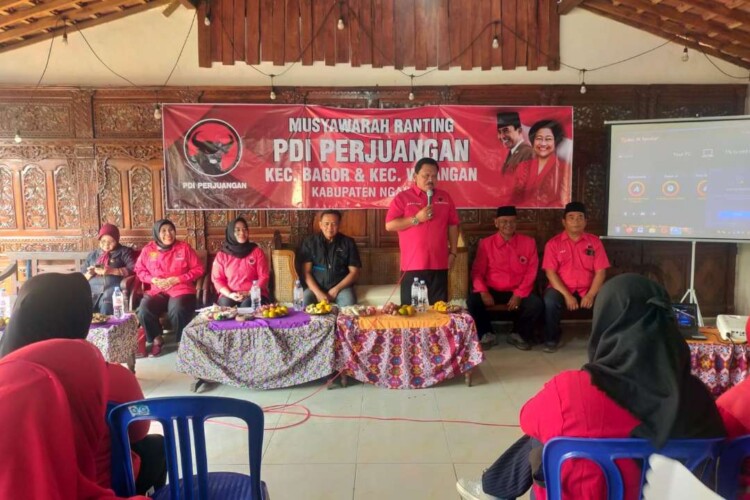 Peserta Musran PDI Perjuangan Kabupaten Nganjuk saat konsolidasi 25 Juli 2026