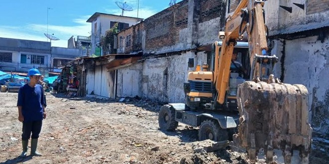 Kondisi Pasar Dwikora pasca kebakaran dan upaya penanganan Pemko Pematangsiantar