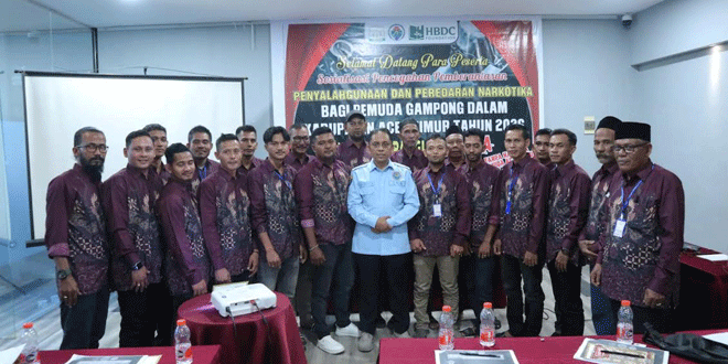 Pelatihan pemberdayaan pemuda anti narkoba di Aceh Timur