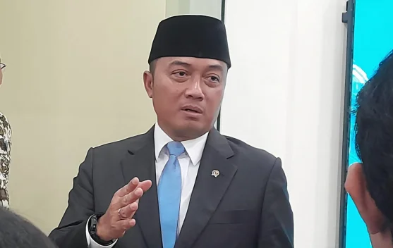 Bandara Kertajati terlihat dari udara dengan landasan panjang dan area luas