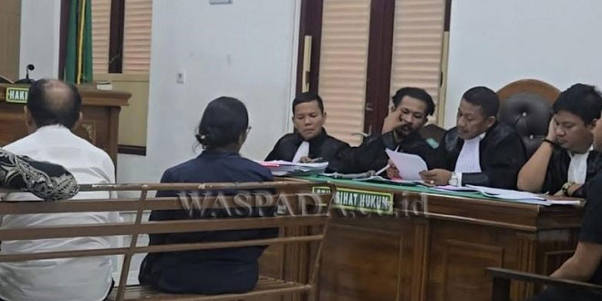 Sidang dugaan korupsi Program Bantuan Penguatan Ekonomi di Samosir