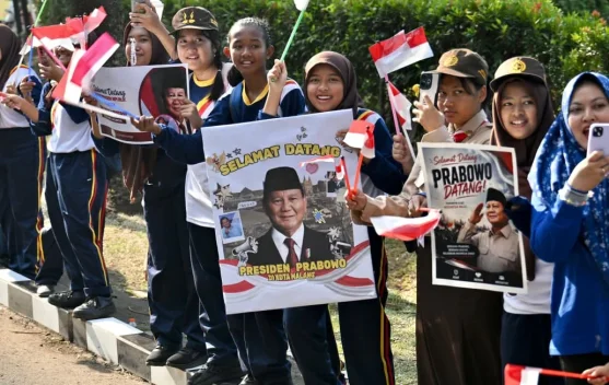 Presiden Prabowo menyampaikan sambutan di acara panen raya Malang Juli 2026