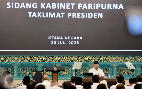 Presiden Prabowo Subianto memimpin Sidang Kabinet Paripurna di Istana Negara
