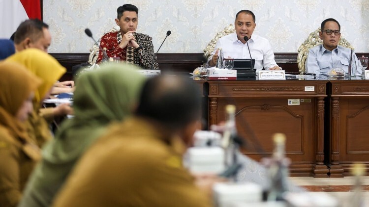 Wali Kota Surabaya Eri Cahyadi memaparkan strategi pembangunan kota