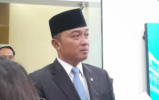 Terminal dan landasan Bandara Kertajati di Jawa Barat dari udara