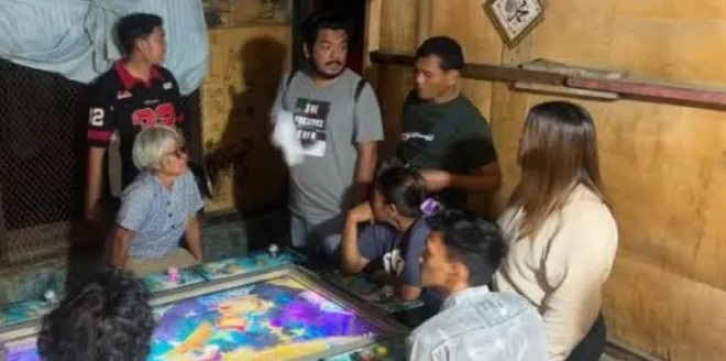 Dua unit mesin judi tembak ikan disita polisi saat penggerebekan di Pulo Brayan