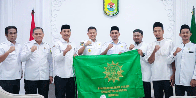 Wakil Bupati Sergai Adlin Tambunan menerima audiensi dengan PD Persis dan media Gariskritis