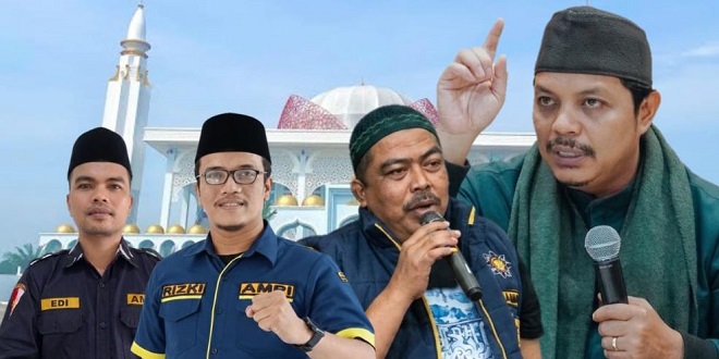 Jamaah sholat Subuh berjamaah di Masjid Al-Fatih Binjai