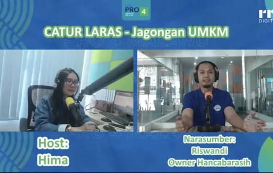 Ilustrasi interior pusat produksi Hancabarasih Laundry di Karangploso