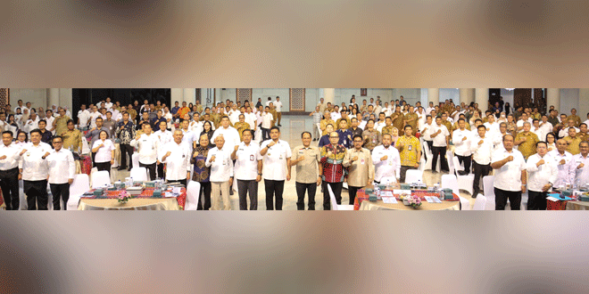 Wali Kota Wesly Silalahi di Rakor TKD Sumut di Medan
