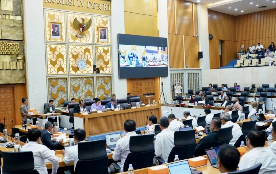 Rapat kerja Kemenhut dan Komisi IV DPR membahas karhutla, karbon, dan status tanah desa