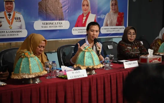 Veronica Tan menyampaikan pentingnya kepemimpinan perempuan di Women's Leadership Forum 2026