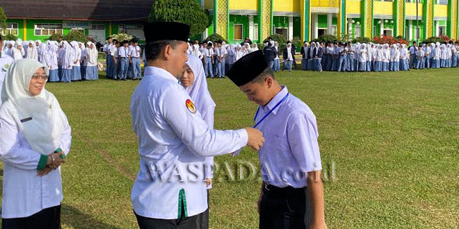 Siswa baru MAN 1 Padanglawas mengikuti kegiatan MATAMUDA di Sibuhuan