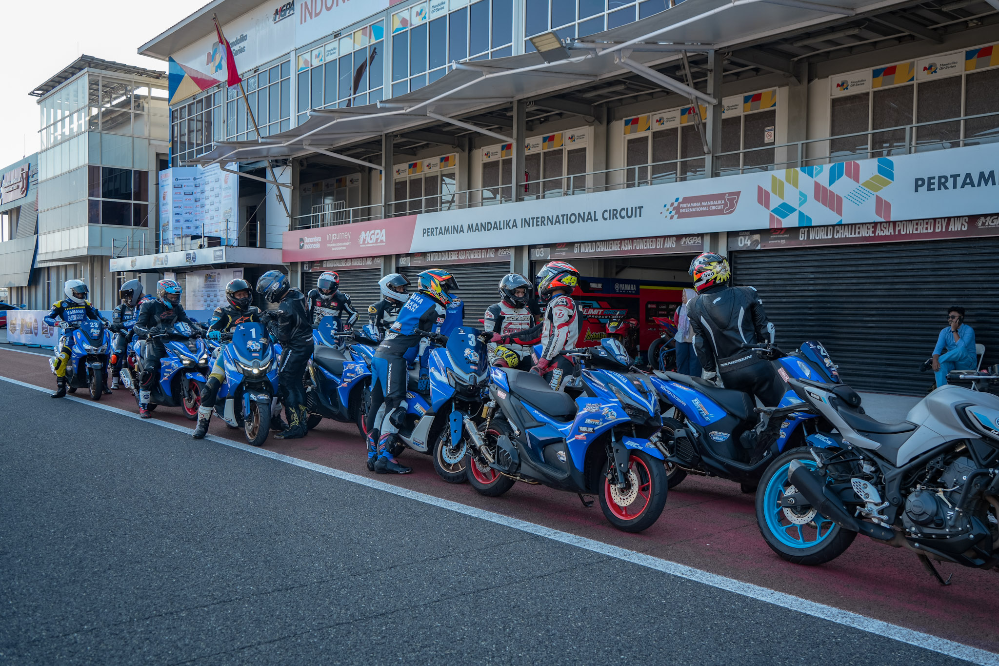 Pembalap MAXI Race di Sirkuit Mandalika saat YSR 2026