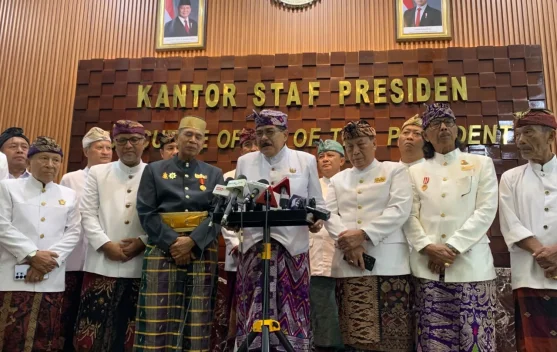 Tokoh adat Bali bertemu Kepala Staf Kepresidenan membahas bandara Bali Utara