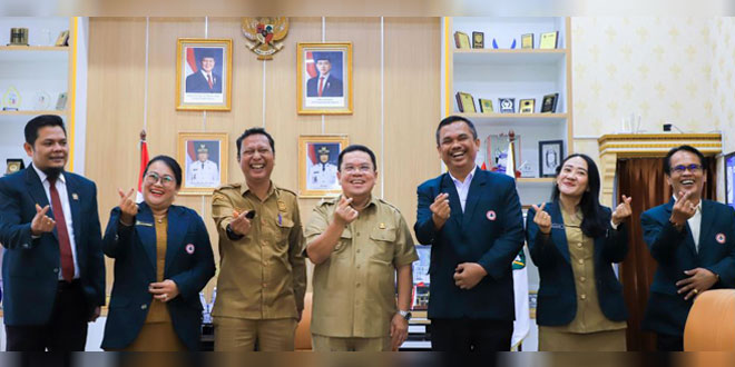 Wali Kota Wesly Silalahi menerima pengurus IDI Pematangsiantar-Simalungun di Balai Kota