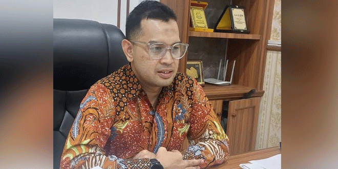 Suasana pertemuan antara manajemen PUD Pasar Medan dan pedagang setelah aksi unjuk rasa