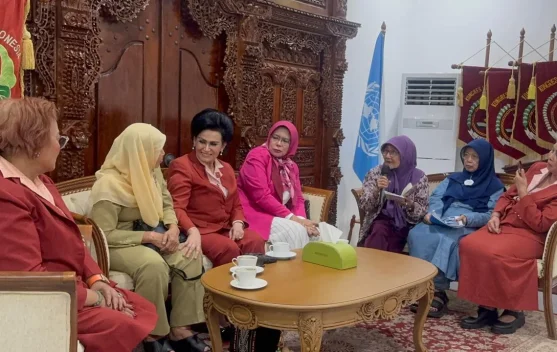 Pengurus KOWANI dan WPPKBI saat memperkuat sinergi regenerasi kepemimpinan perempuan