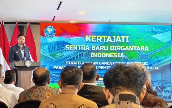 Penandatanganan MoU PTDI dan BIJB untuk pengembangan N219 di Kertajati