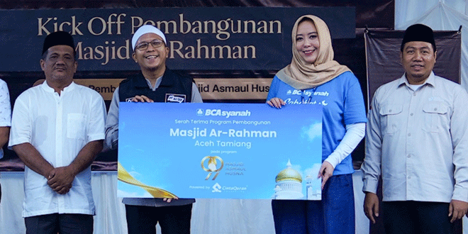 Pembangunan Masjid Ar-Rahman di Desa Pematang Durian Aceh Tamiang