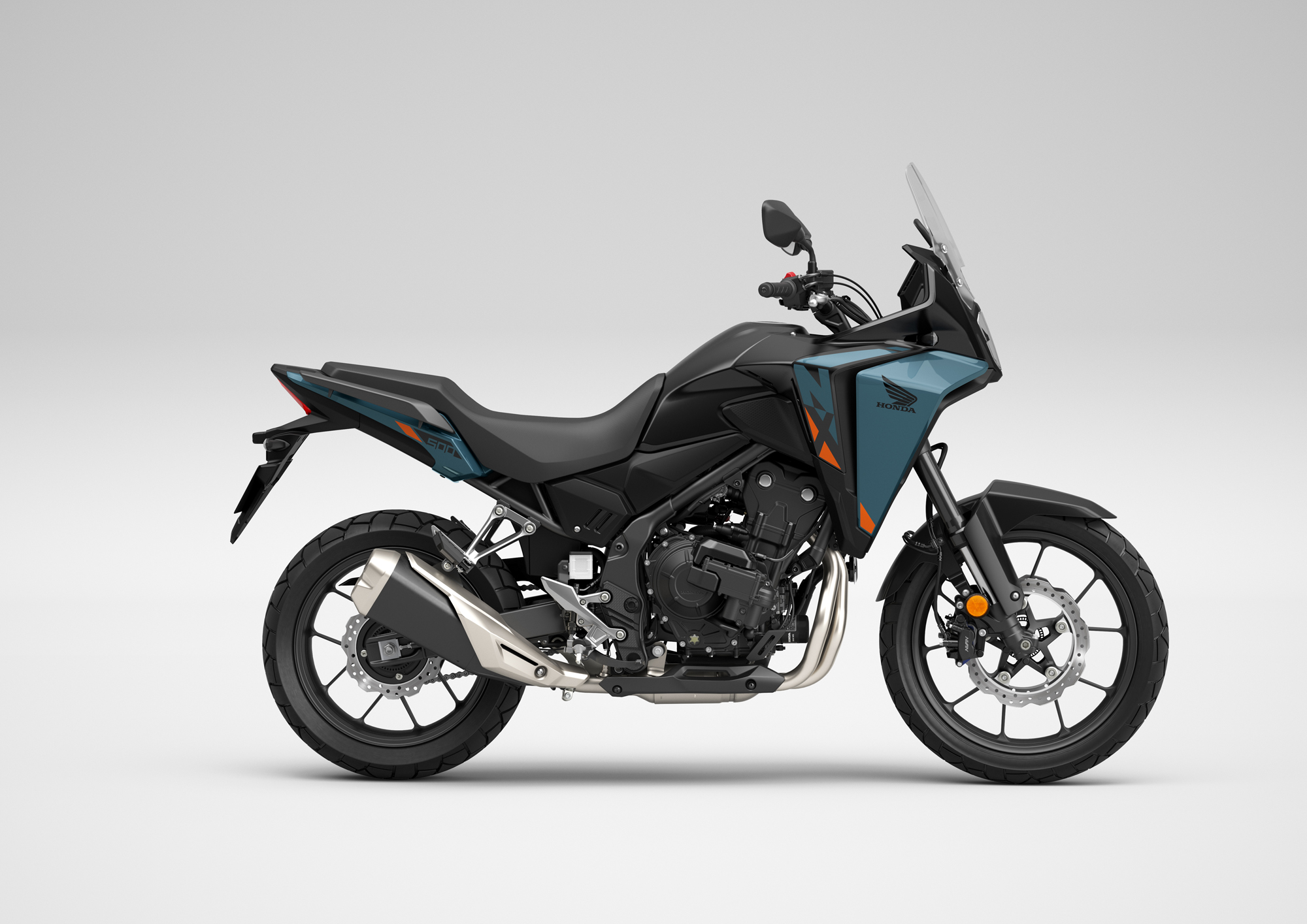 Honda New NX500 big bike adventure warna Pearl Horizon White Graphite Black Mat Gunpowder Black