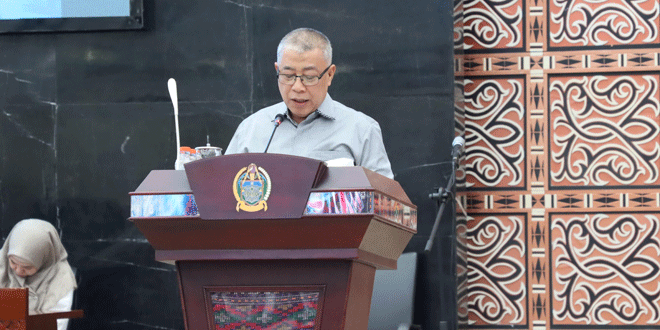 Suasana PRSU yang relatif sepi pengunjung di tengah penyelenggaraan