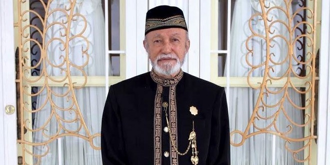 Wali Nanggroe Teungku Malik Mahmud Al Haythar menyampaikan seruan perdamaian di Banda Aceh