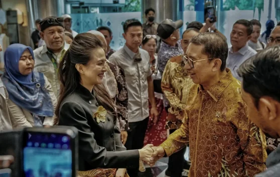 Menteri Kebudayaan Fadli Zon pada acara pengukuhan HIKMU di Jakarta