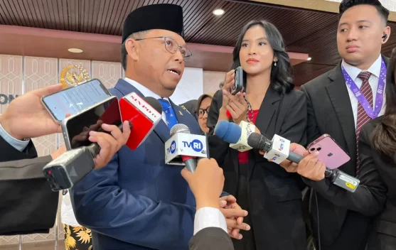 Herman Khaeron di Kompleks Parlemen menjelang Sidang Tahunan MPR RI 2026