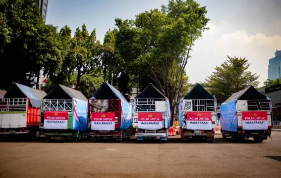 12 truk bantuan Polda Metro Jaya siap berangkat menuju Nusa Tenggara Timur