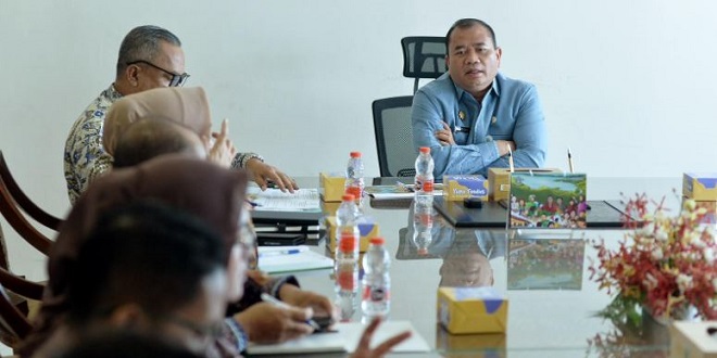 Rapat penjaringan desa di Kantor Gubernur Sumut terkait Program Kampung Kreatif dan BKK
