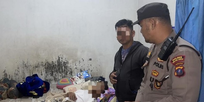 Petugas Polsek Siantar Martoba merespon laporan penyekapan lansia di Jalan Deyah