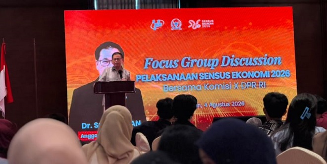 FGD Sensus Ekonomi 2026 di Medan dengan perwakilan DPR dan BPS