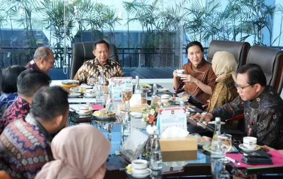 Wamen PPPA Veronica Tan bertemu Mendagri Tito Karnavian untuk bahas kepemimpinan perempuan di desa